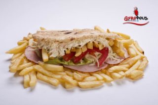Gyropolis pita sandwich pechenitsa Gyropolis Makedonska delivery