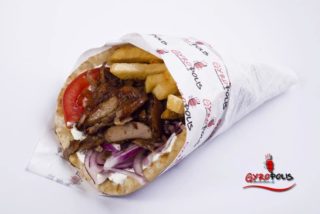 Gyros pita pork Gyropolis Novi Beograd delivery