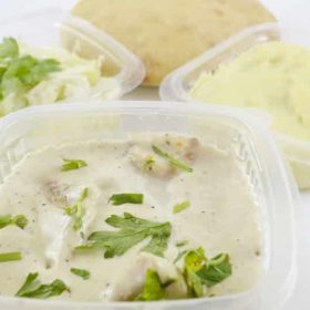 Chicken in cheese sauce