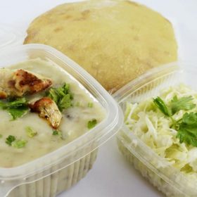 Chicken medallions in mushrooms sauce