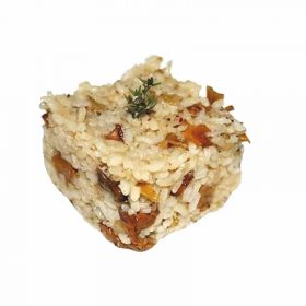 Gohan rice with shiitake mushrooms