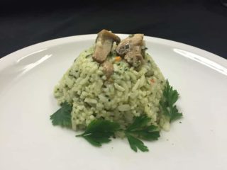 Rice with swiis chard and mushrooms delivery