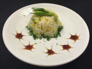 Risotto with leek and corn delivery