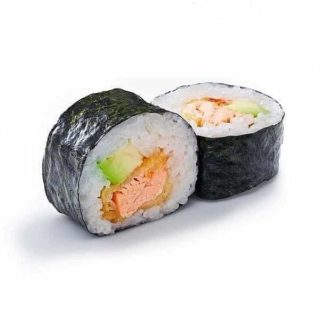 Salmon Tempura Avocado Maki roll delivery
