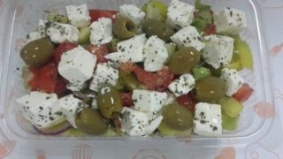 Greek salad Italian job delivery