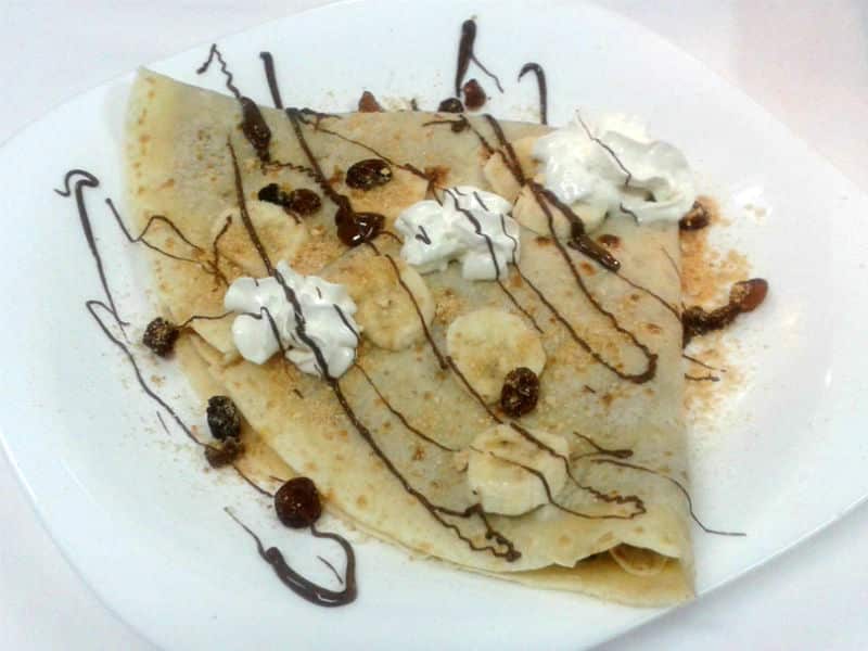 Palačinka Nutella, plazma, banana dostava