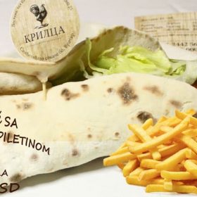 Fried chicken sandwich + French fries + Coca Cola delivery