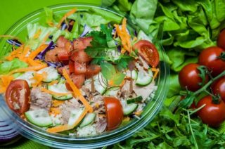Mediteran cous cous salad Garden food & bar delivery