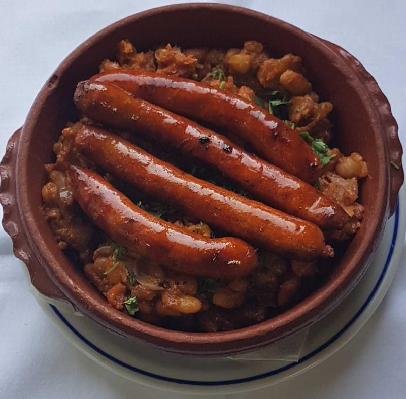Baked beans with sausage delivery