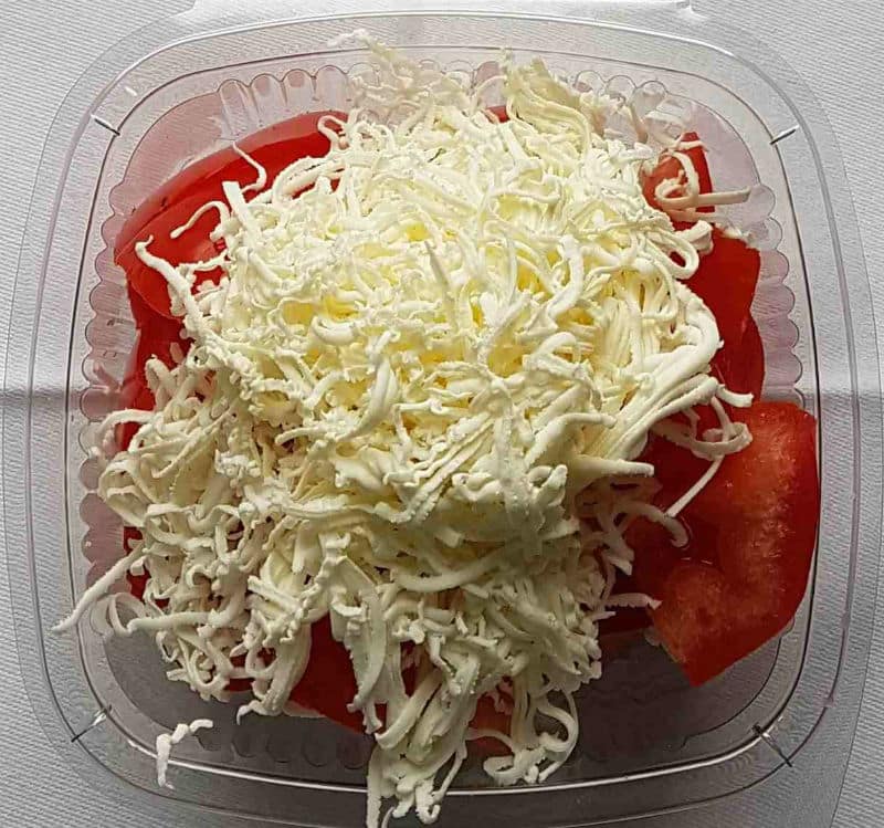 Tomato with cheese delivery