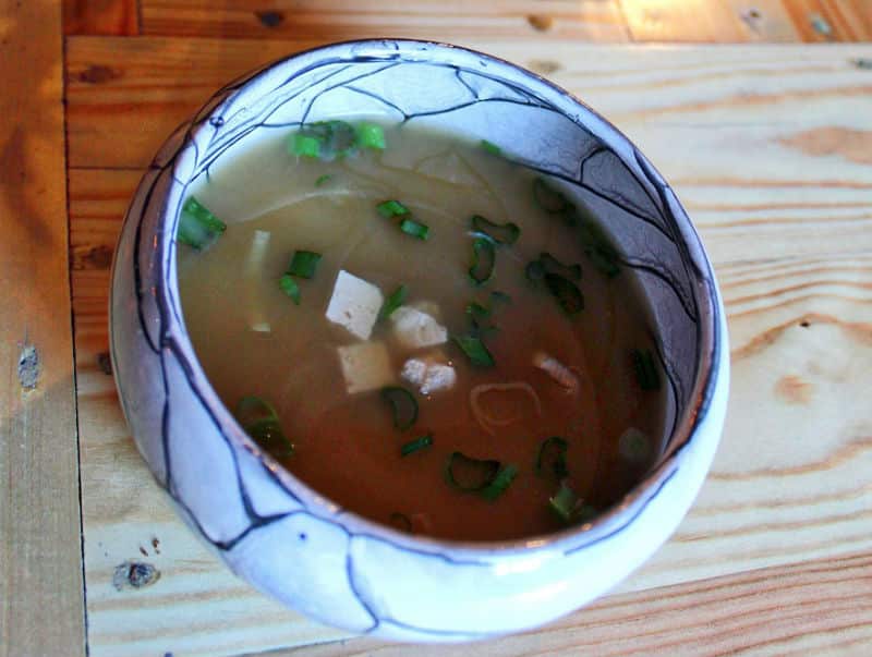 Miso soup delivery