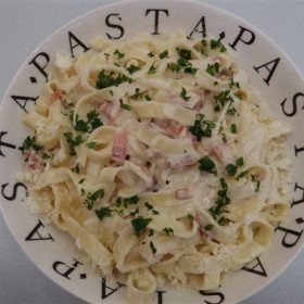 Pasta Karbonara 300 rsd Pasta Karbonara