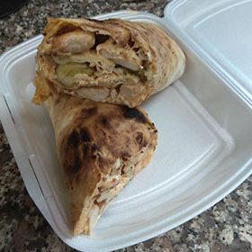 Tortilja chicken burger