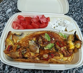 Frittata delivery