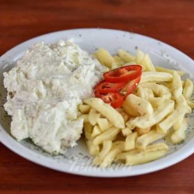 Dimljeni batak u sosu od 4 sira