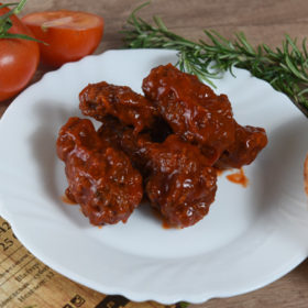 Krilca sa barbeque сосом