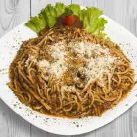Pasta Bolognese delivery