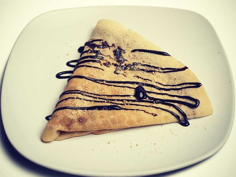 Crepe with eurocream and plazma delivery