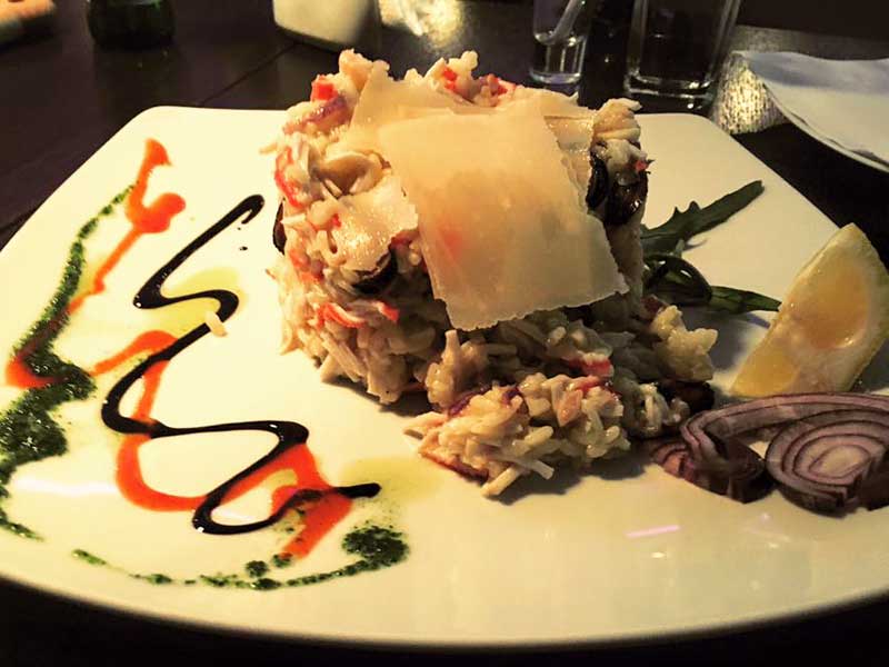 Risotto with seafood delivery