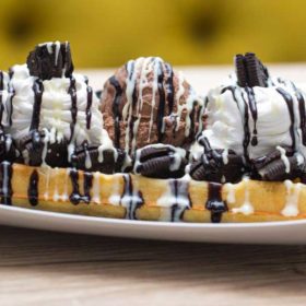 Oreo waffle delivery