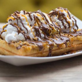 Snickers waffles delivery