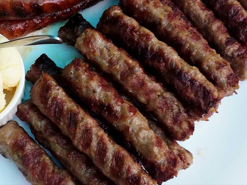 Young beef cevapi delivery