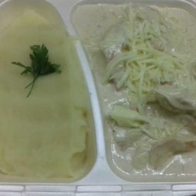 Chicken with four kinds of cheese - meal delivery