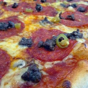 Meat&species pizza delivery
