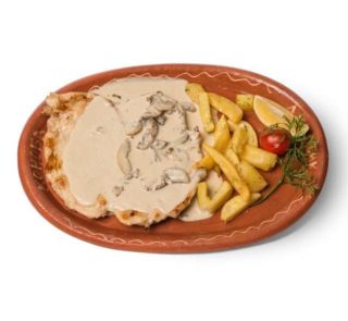Turkey in porcini sauce Konoba Akustik delivery