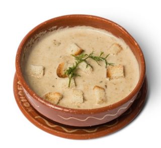 Cream soup with porcini Konoba Akustik delivery