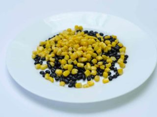 Black beans with corn delivery