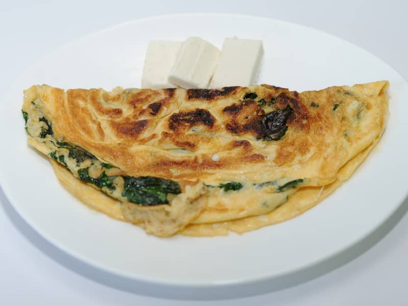 Omlet sa spanaćem i kozijim sirom dostava