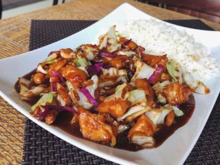 Chicken in soy sauce delivery