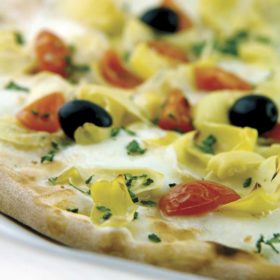Pizza Carciofi e pomodoro dostava