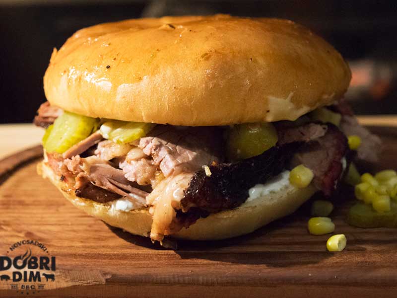 Beef neck sandwich delivery
