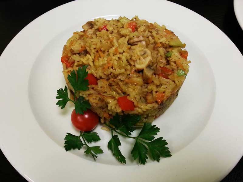 Fasting pilaf with vegetables delivery