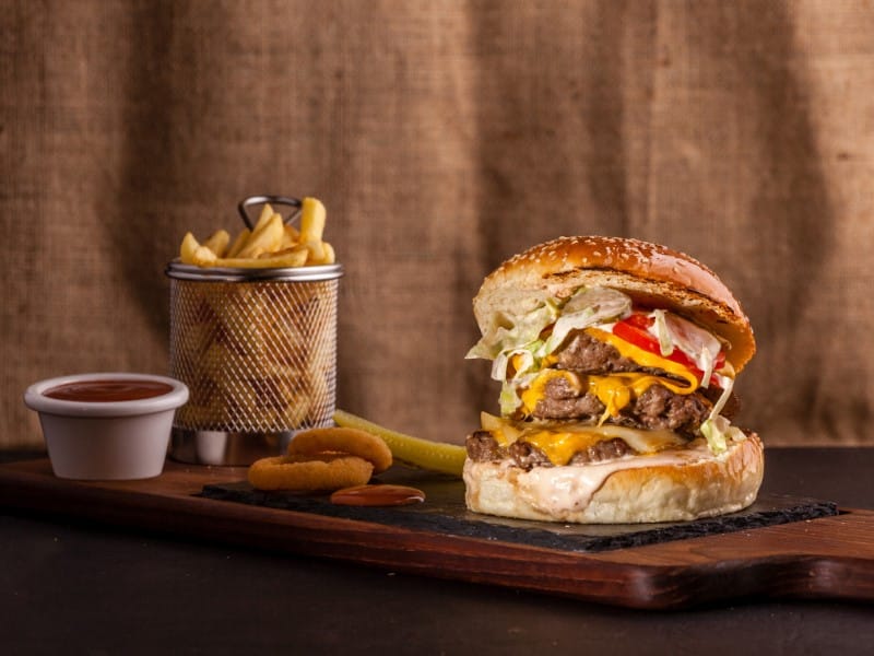 Triple cheese burger dostava