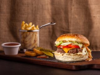 Coleslaw burger Brunch burger bar delivery