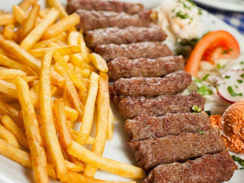 Ćevapi sa pomfritom dostava