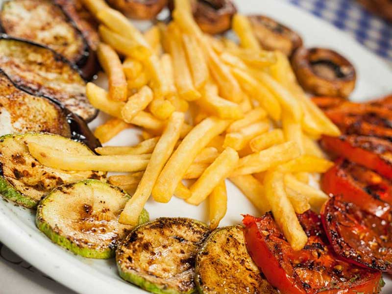 Grilovano povrće sa pomfritom dostava