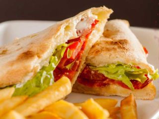 Sandwich with kulen Brunch Lounge Promenada delivery