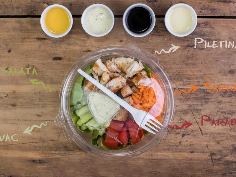 Salata sa piletinom dostava