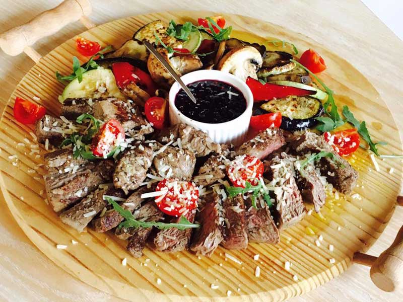 Beefsteak tagliata delivery
