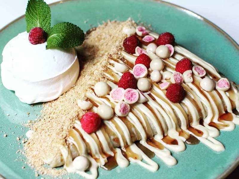 Raspberry pancake delivery