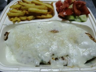 Chicken 4 cheese Amos picerija delivery