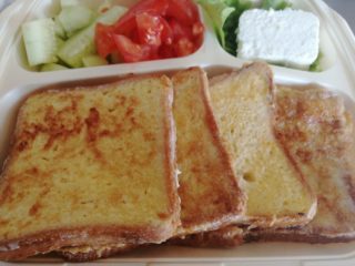 French toast Amos picerija delivery