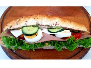 Classic black sandwich Taze Toplo delivery