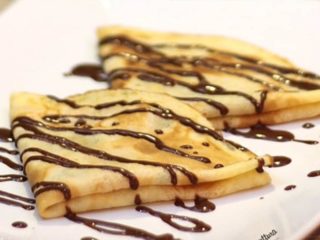 Pancakes with nutella delivery