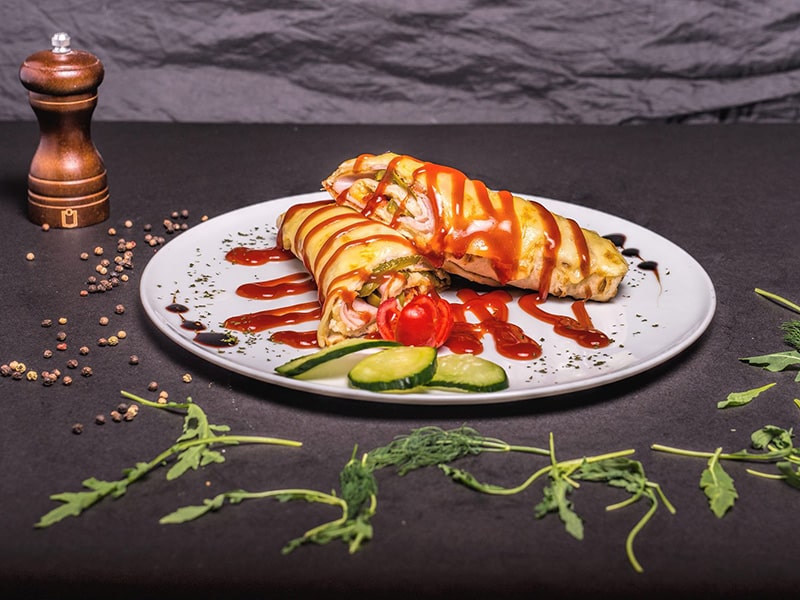 Tortilla with chicken delivery