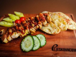 Rolled chicken kabob kg Pljeskovac 016 delivery